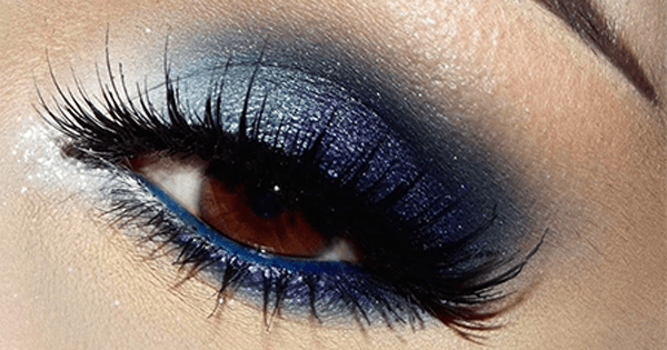 Maquillaje fácil de ojos color azul Maquillaje fácil de ojos color azul