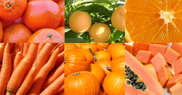 Alimentos naranja para adelgazar